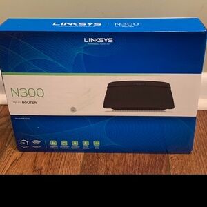 Linksys N300 WiFi Wireless Router Model # E1200: Bought New & Changed